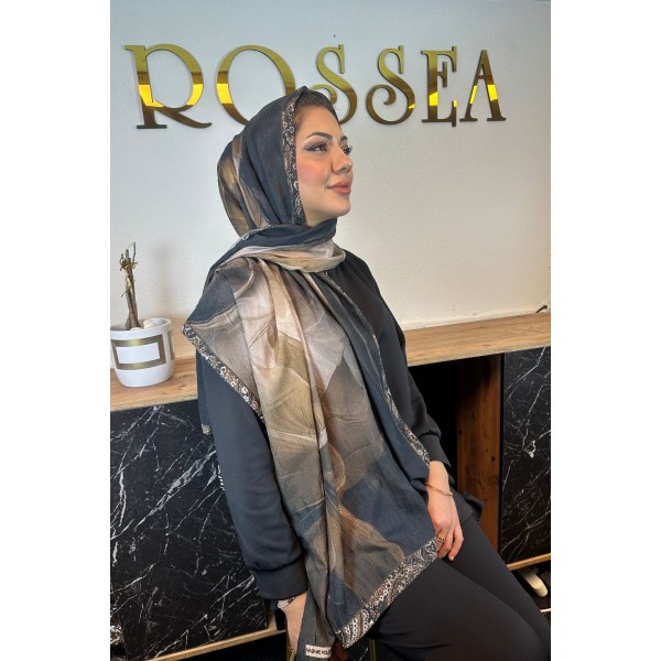 Desenli Bambu Şal 029SV